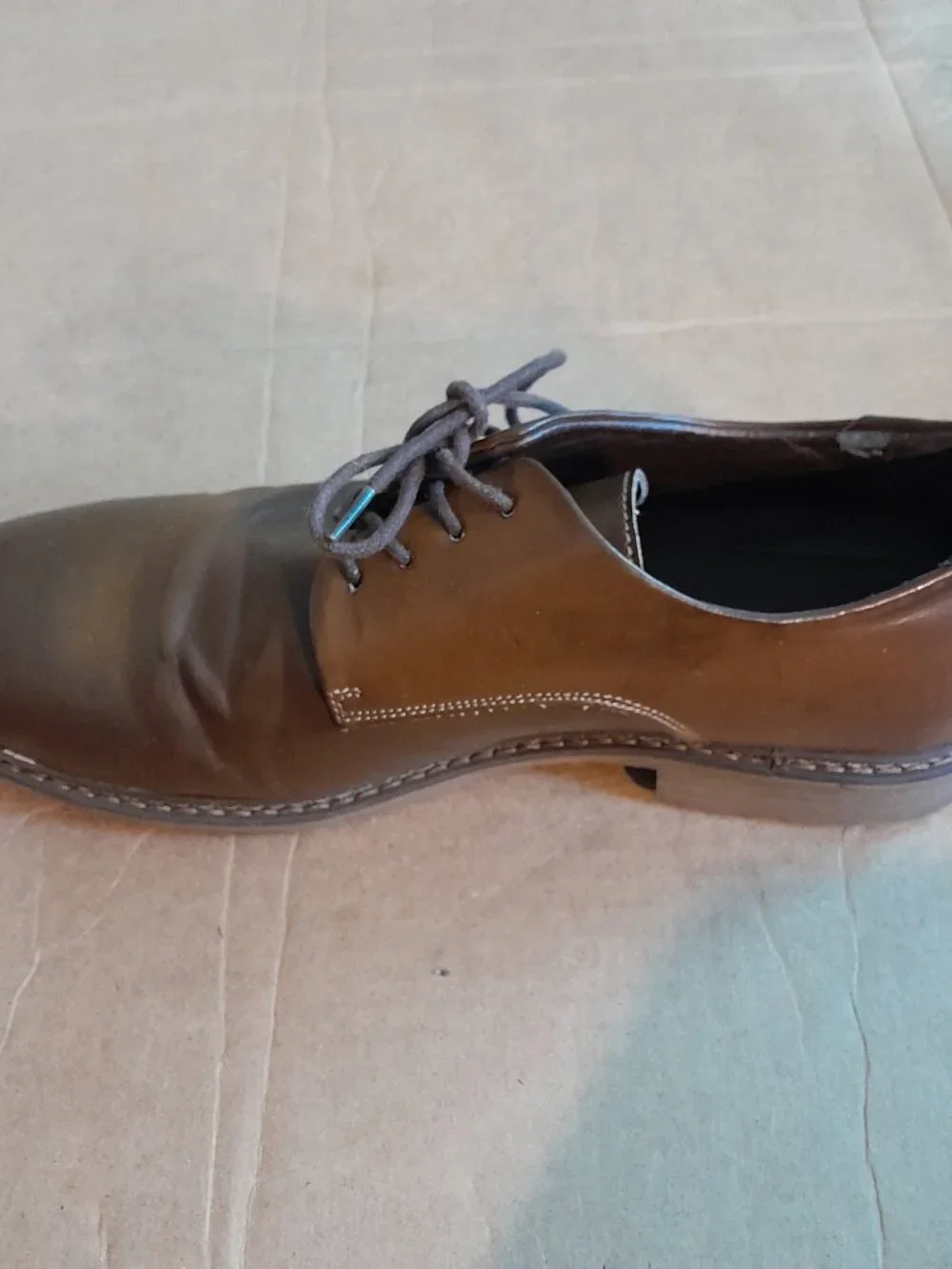 Izod Men's Cal Memory Foam Casual Lace Up Shoes Brown Sizes 11
